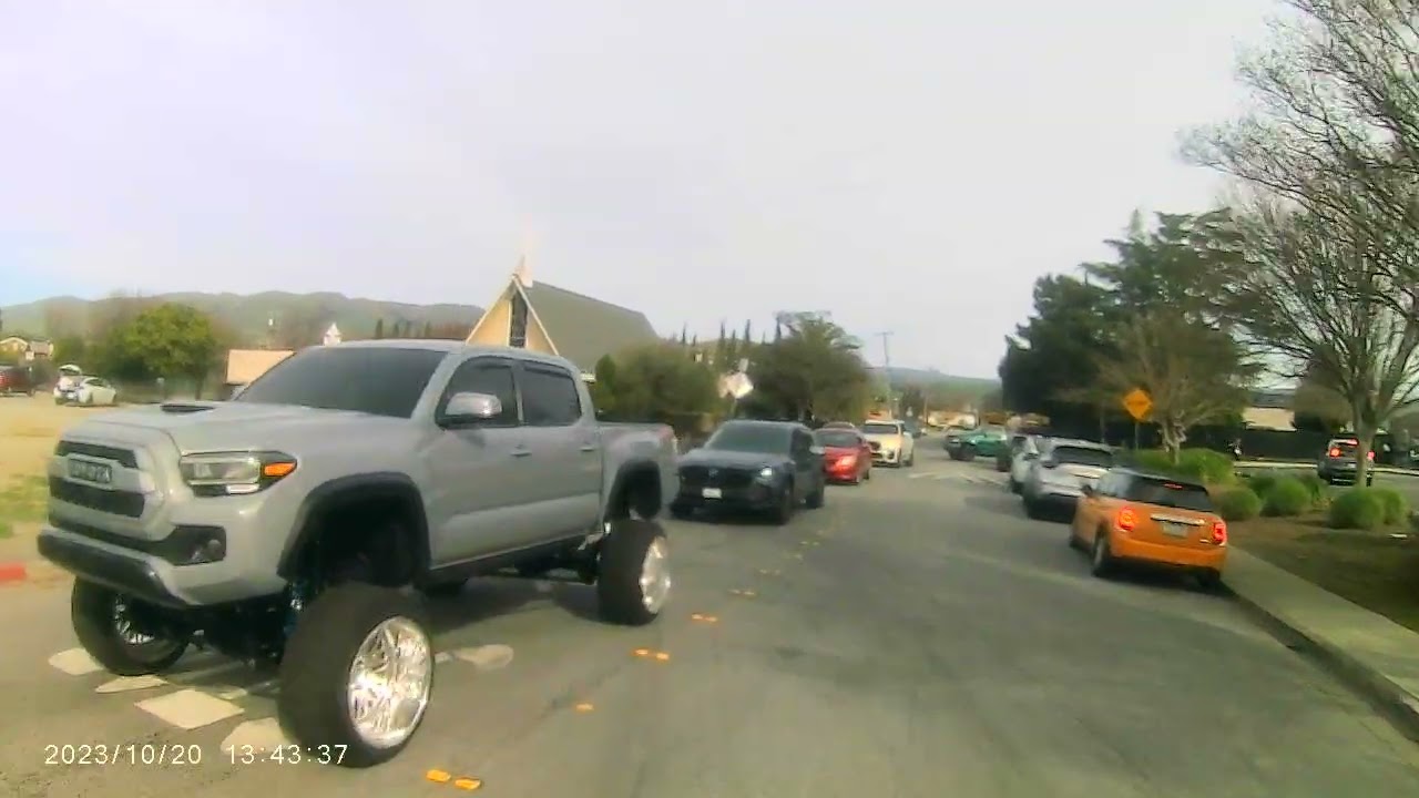 Weekend sun and cold weather in California, USA