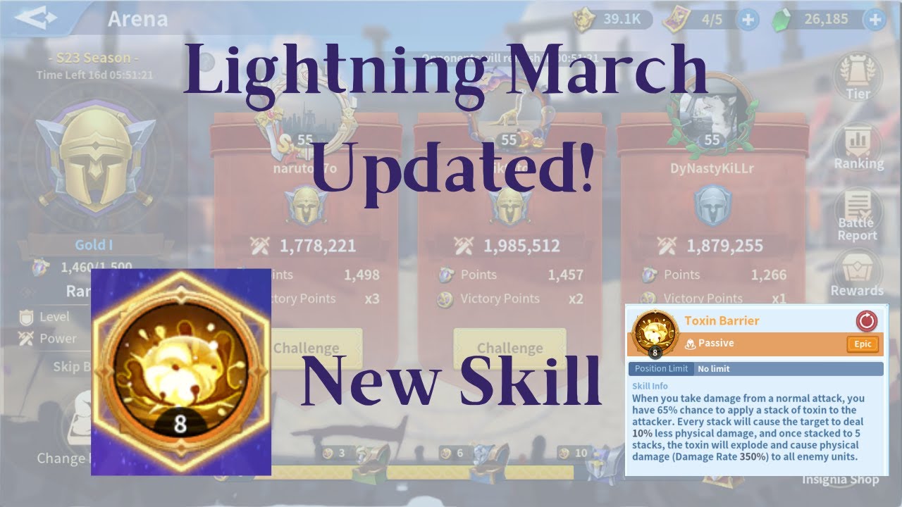 Infinity Kingdom || Lightning March Update