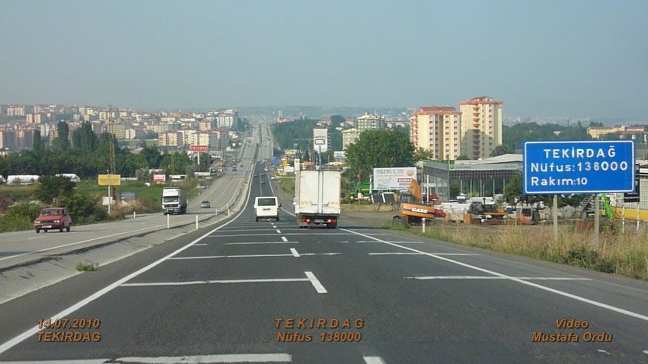 Tekirdağ 2010 Yılı Sıla İzin Yolu Trakya Türkiye Yolları Nostalji Nostaljik Eski Videolar