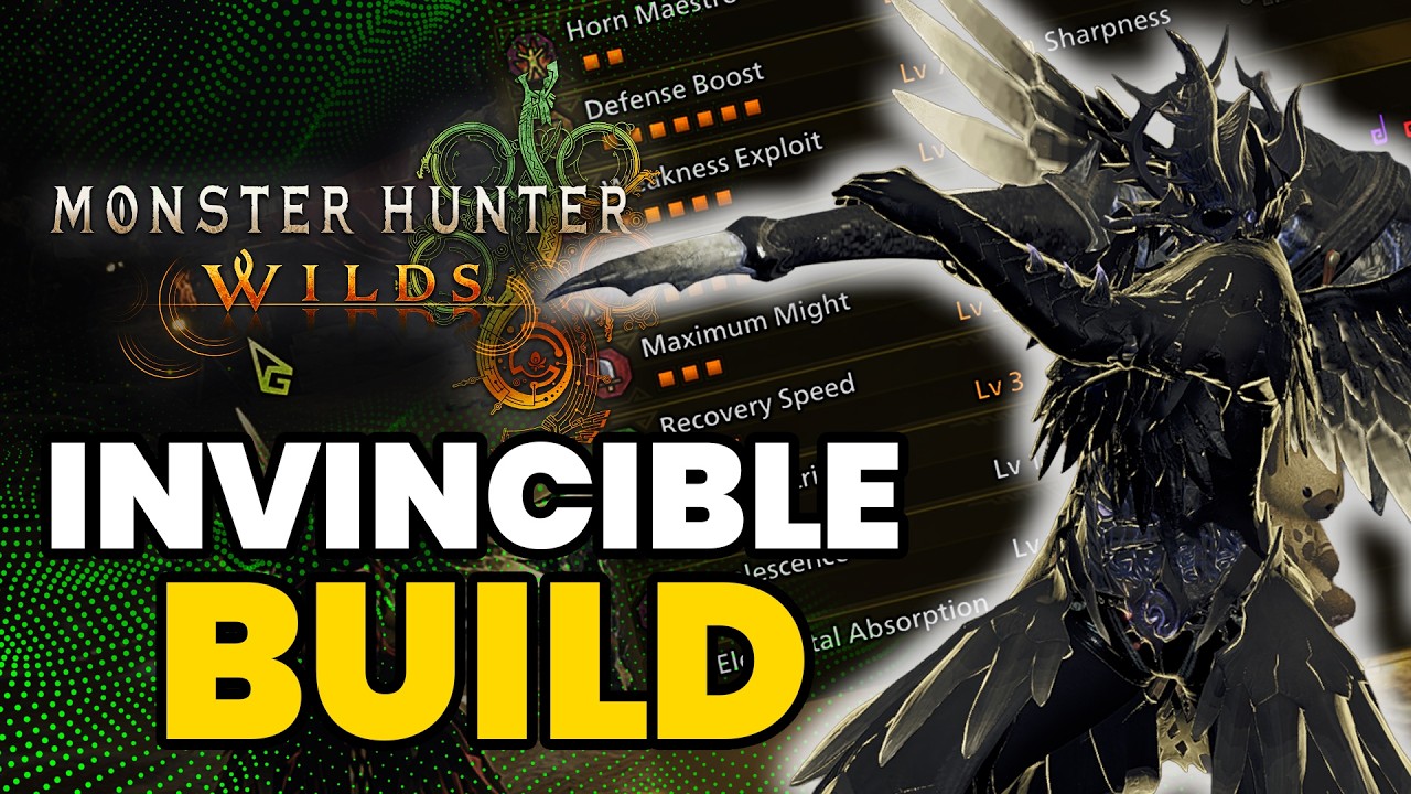 Maximum Damage + 💀 IMMORTAL - Best End Game Build [Monster Hunter Wilds]