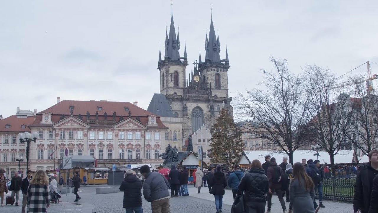 Candles, flowers in Prague for shooting victims