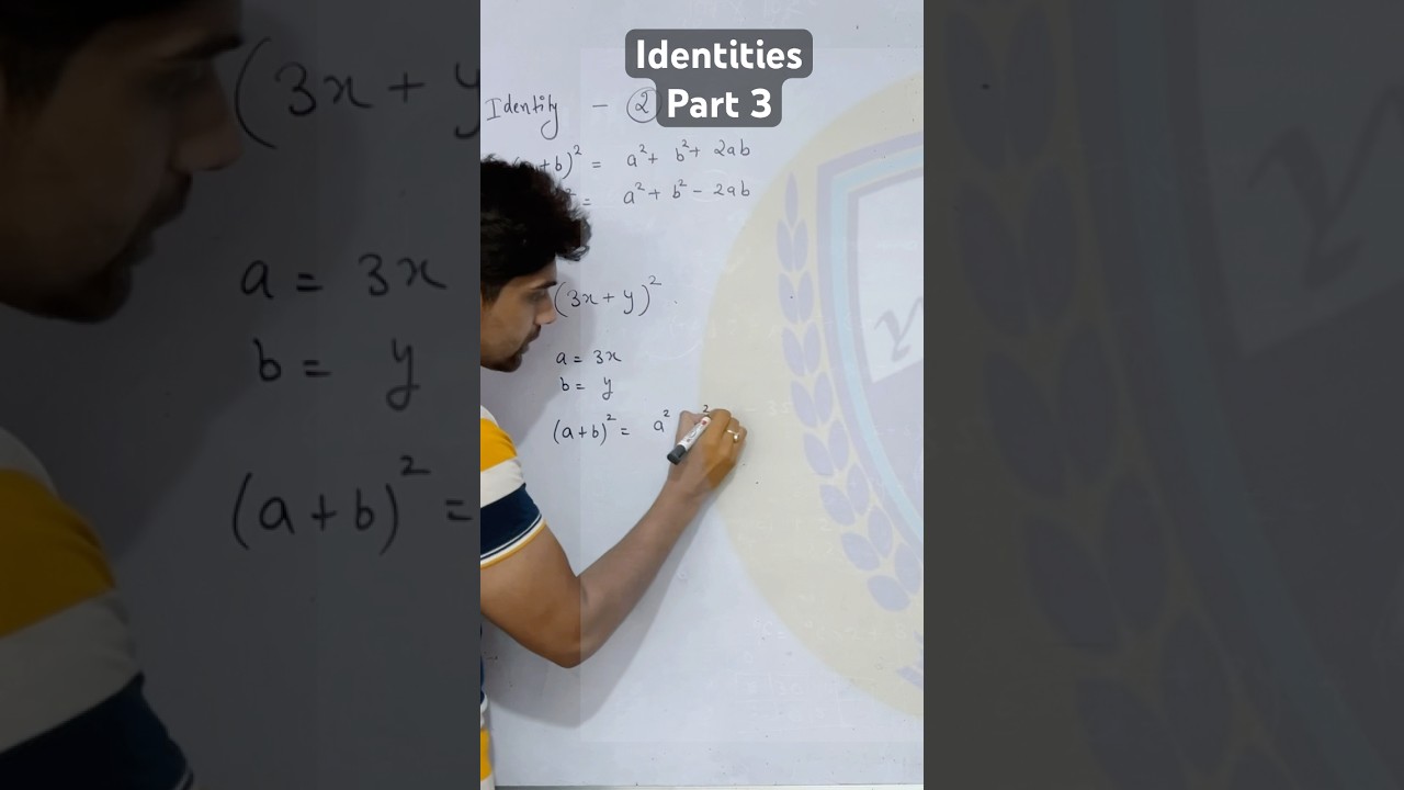 Class 9 | Identities-3 #ybrantinstitute #maths #physicschemistry #mathsmadeeasy #exam #education