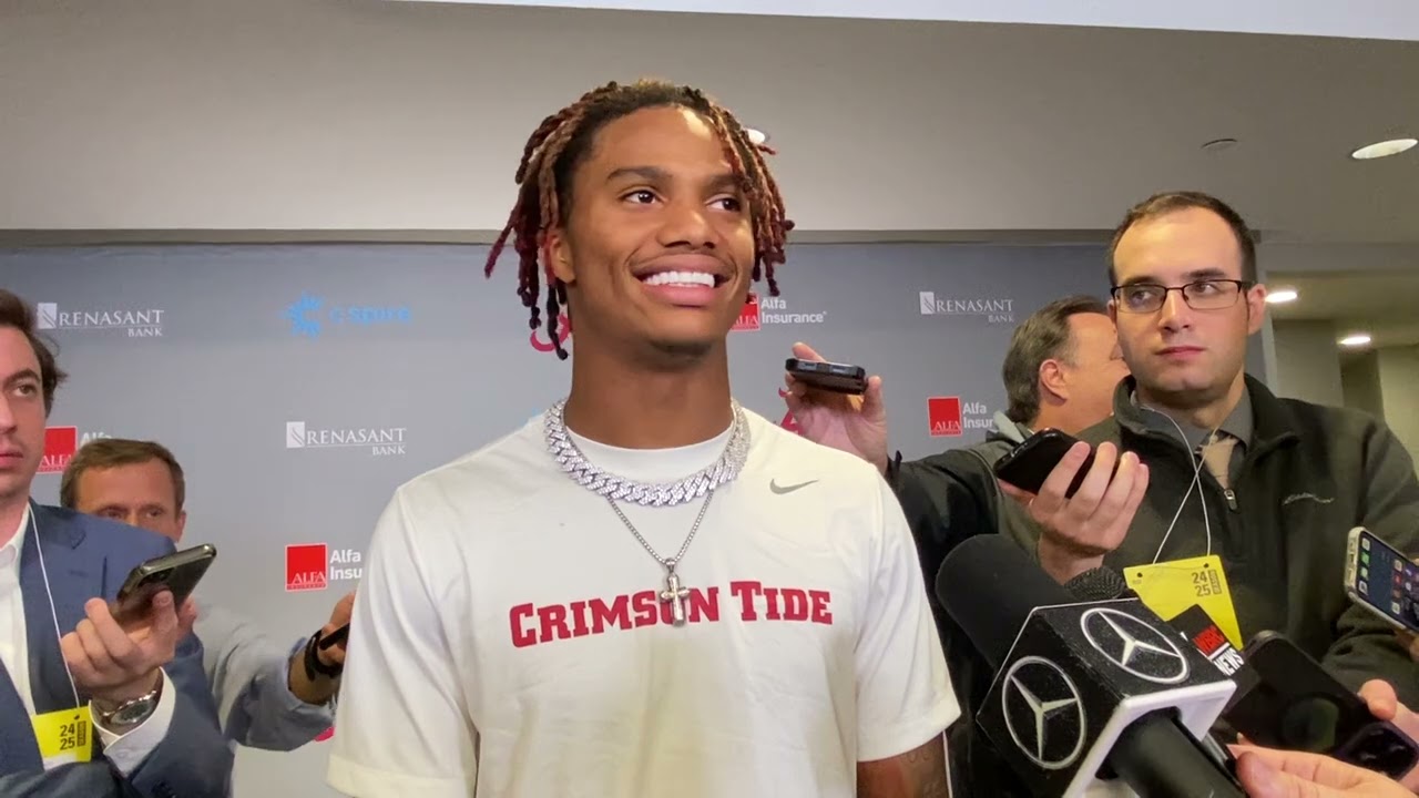 Alabama WR Ryan Williams after Georgia Win