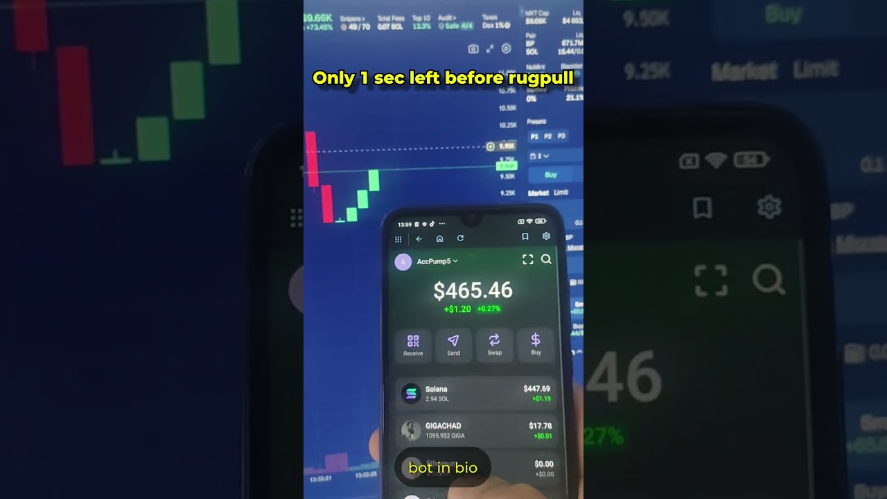 HOW I RUGGED A SOLANA MEMECOIN FOR 56 SOL (EASY).  #pumpfun #trading #cryptocurrency #solana
