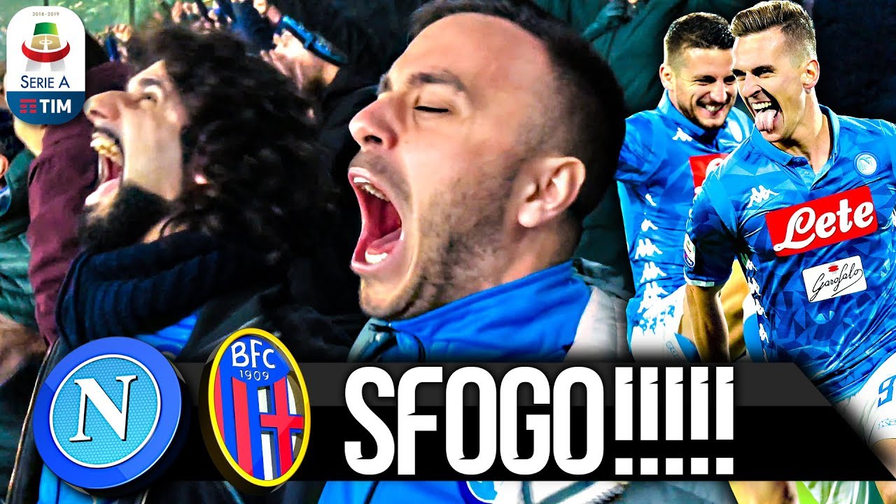 SFOGO!!!!! NAPOLI 3-2 BOLOGNA | LIVE REACTION SAN PAOLO 4K