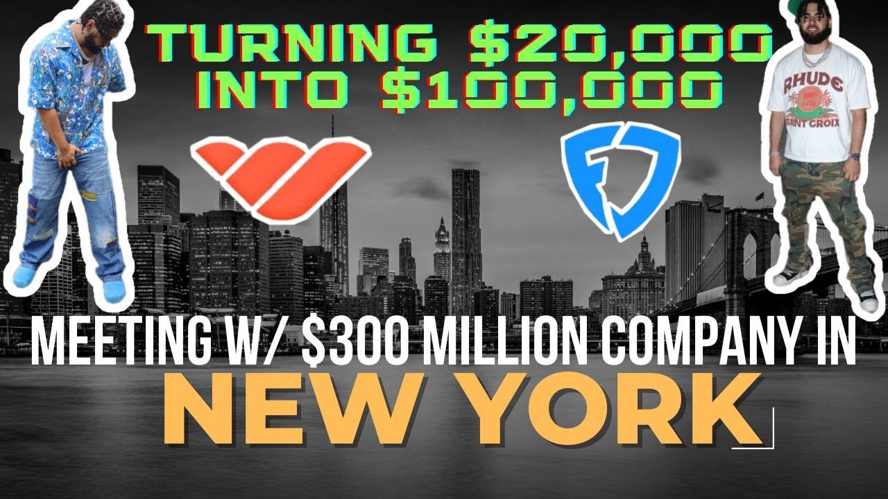 MET WITH A $300 MILLION DOLLAR COMPANY **80,000 PROFIT SPORTS GAMBLING**  EP #7