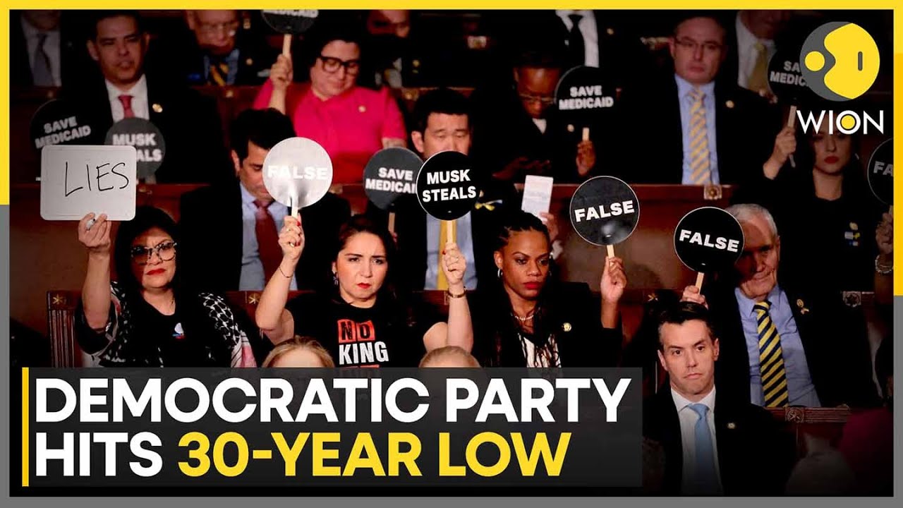 WSJ Poll: Support for Democrats at 35 Year Low | Majority View Democrats Negatively | WION