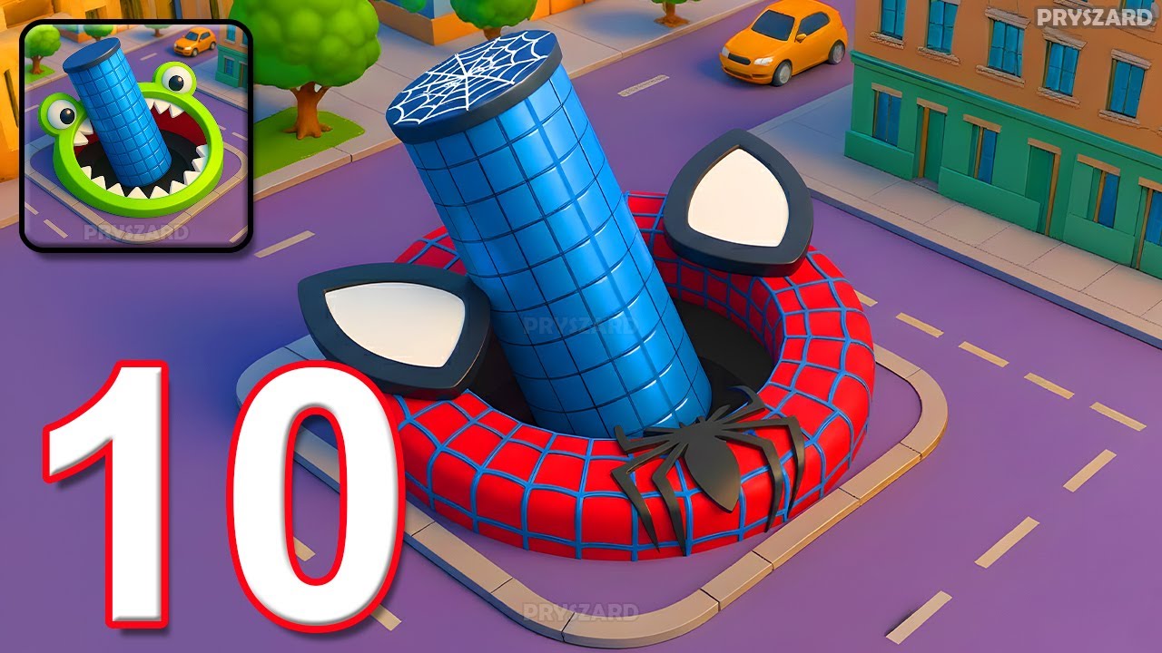 Hole.io - Gameplay Walkthrough Part 10 - Swallow Everything & Dominate the City (iOS, Android)