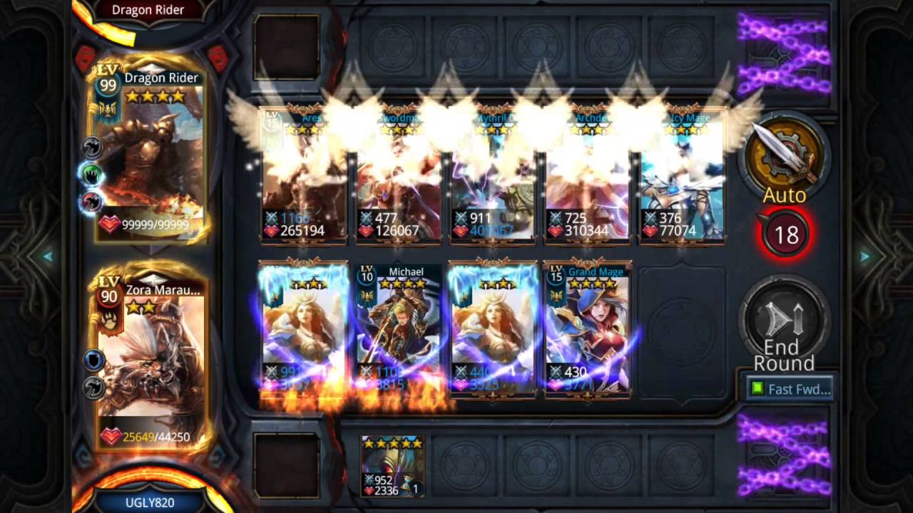 Deck Heroes: Guild Map 6-1 Over 1.1 Million Damage