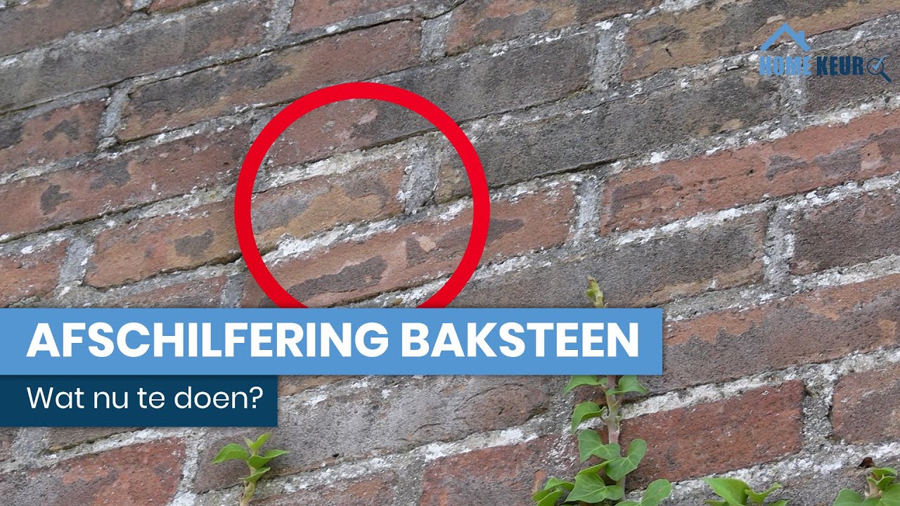 Schilferende bakstenen: zo voorkomt u vochtproblemen