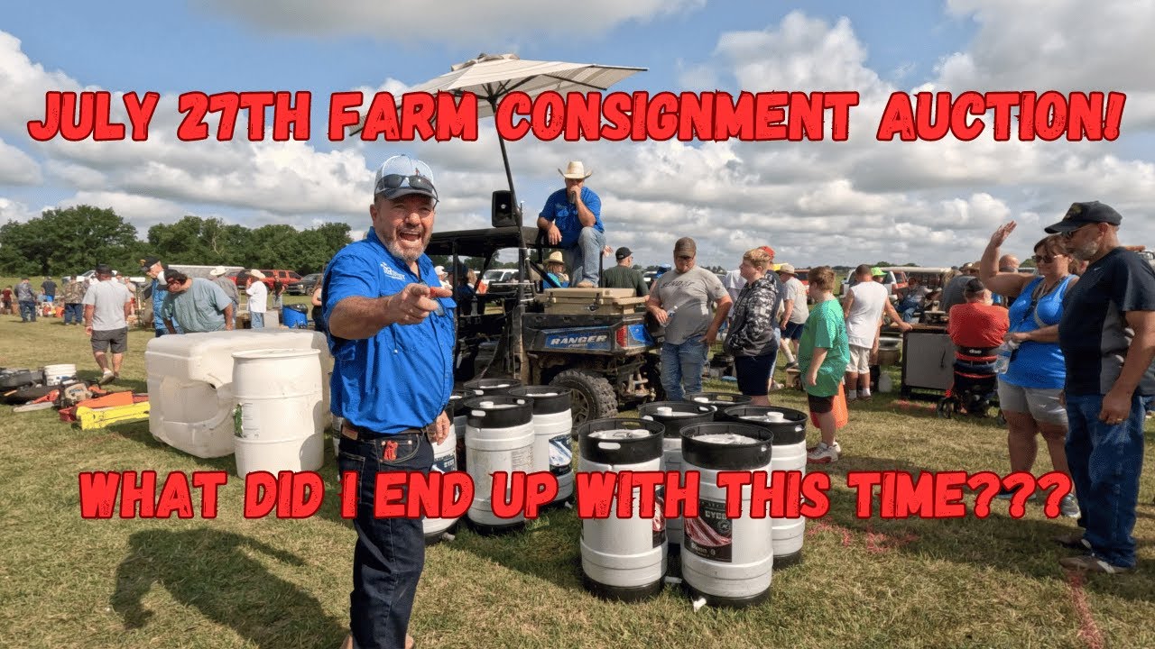 July 27th Farm Consignment Auction! How did I do this time? / Auction / Consignment / Farm /