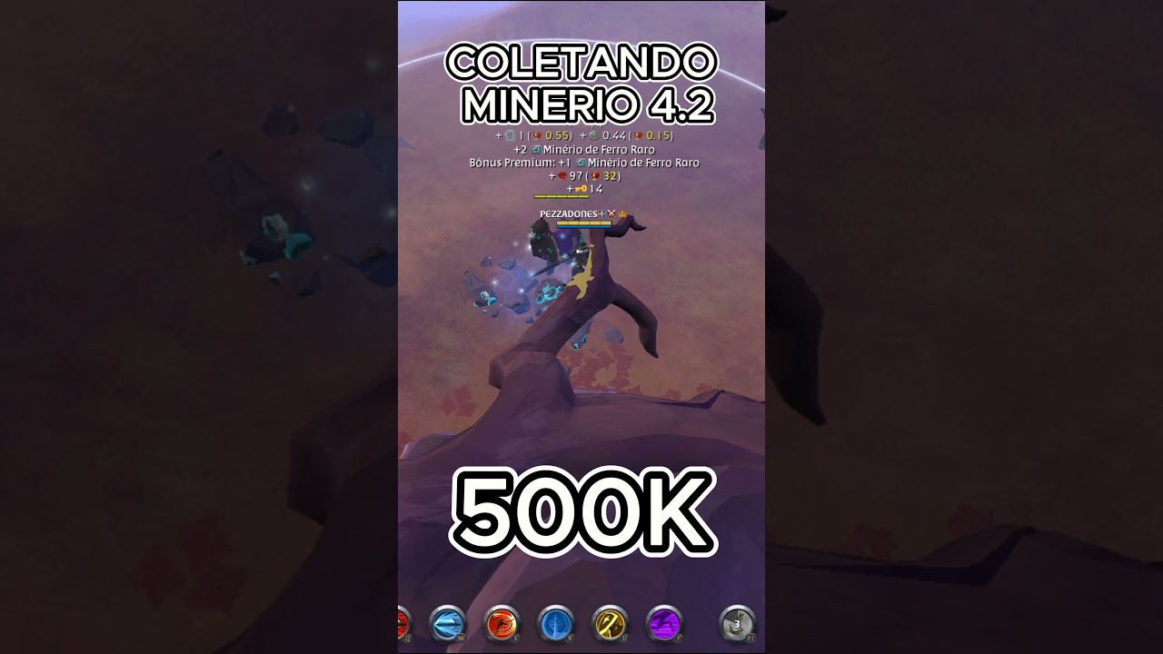 COLETANDO MIN&Eacute;RIO 4.2 500K - ESTRADAS AVALONIANAS - ALBION ONLINE #albion #albiononline