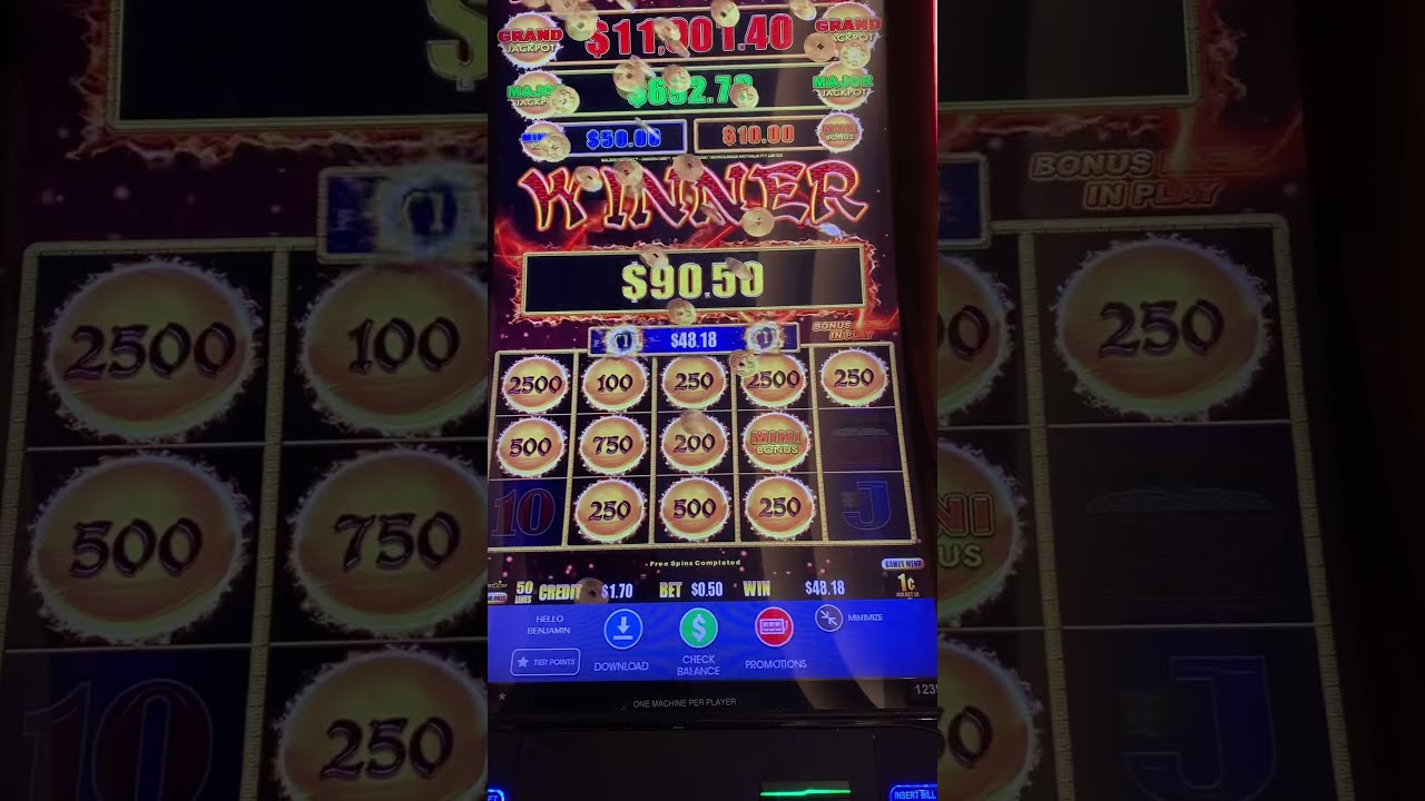Mega Slot Dragon Link Comeback win 50 cent bet!
