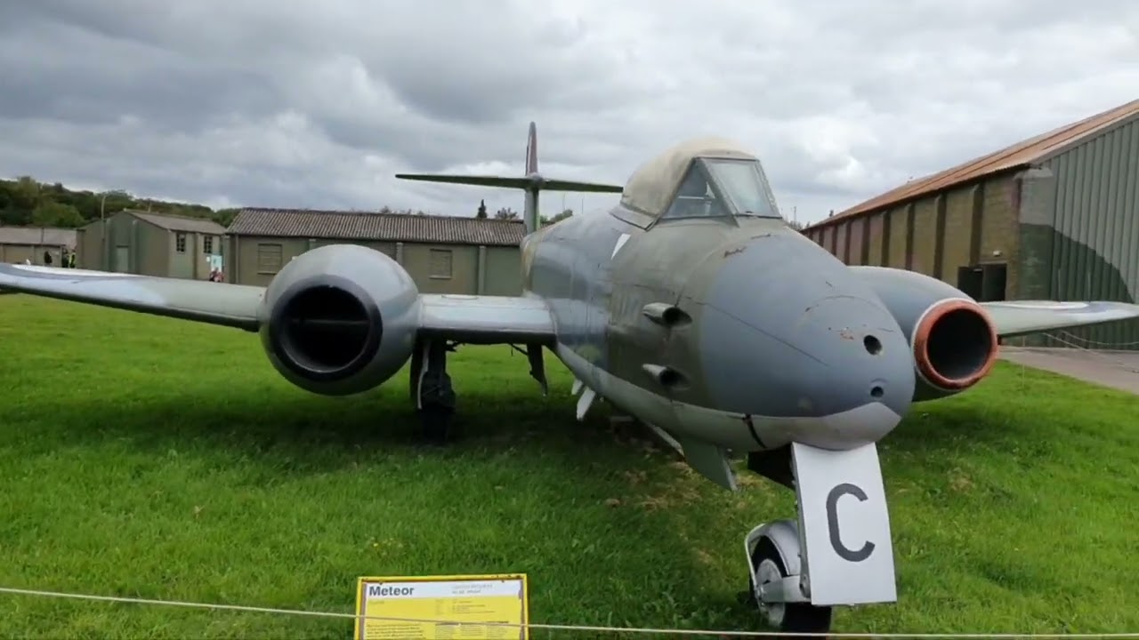Family Day out at the Yorkshire Air Museum near York, 