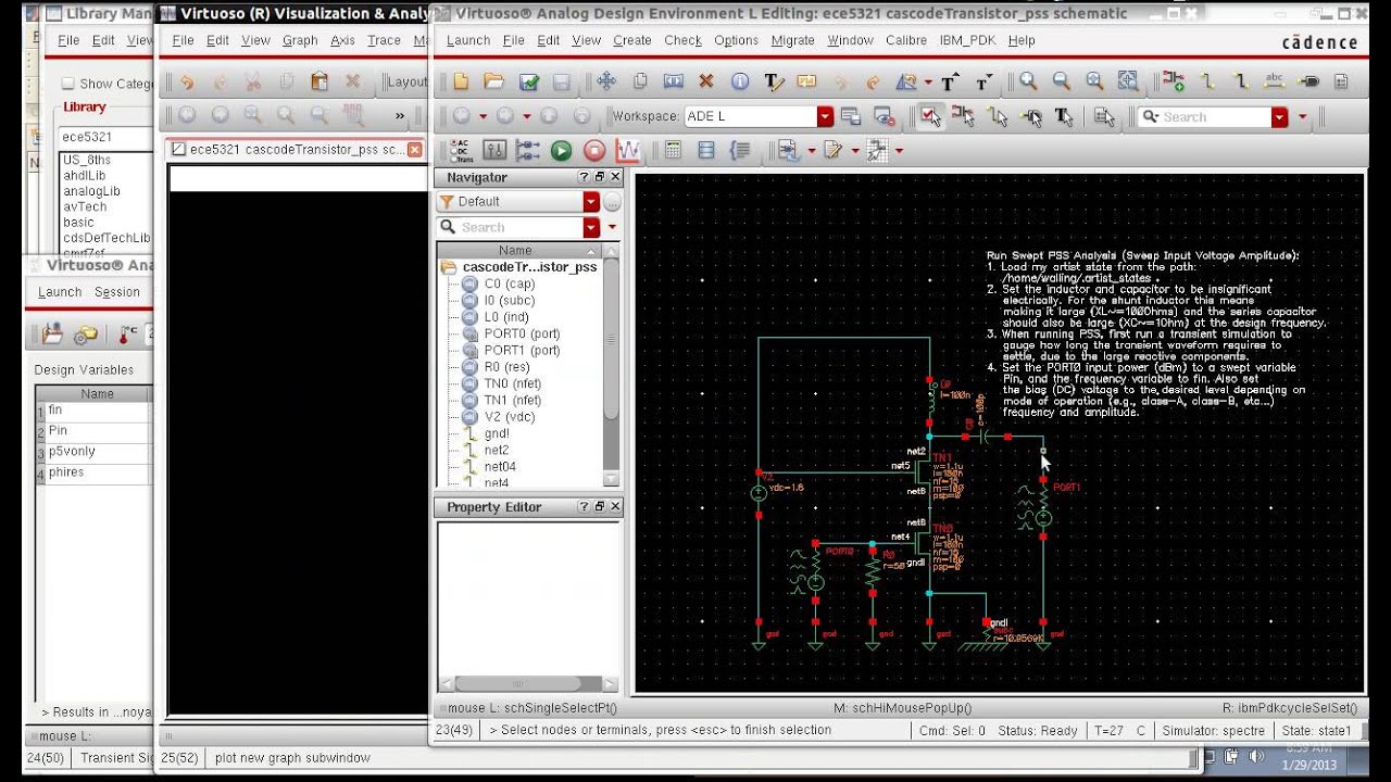 Swept PSS Simulation