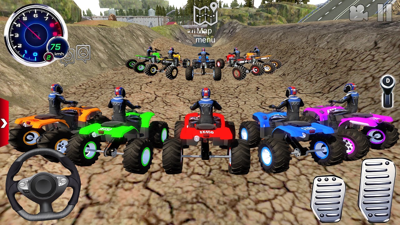 Impossible Dirt Quad Bike Stunt Racer #1 - ATV Bike Offroad Racing Simulator 3D - Android GamePlay