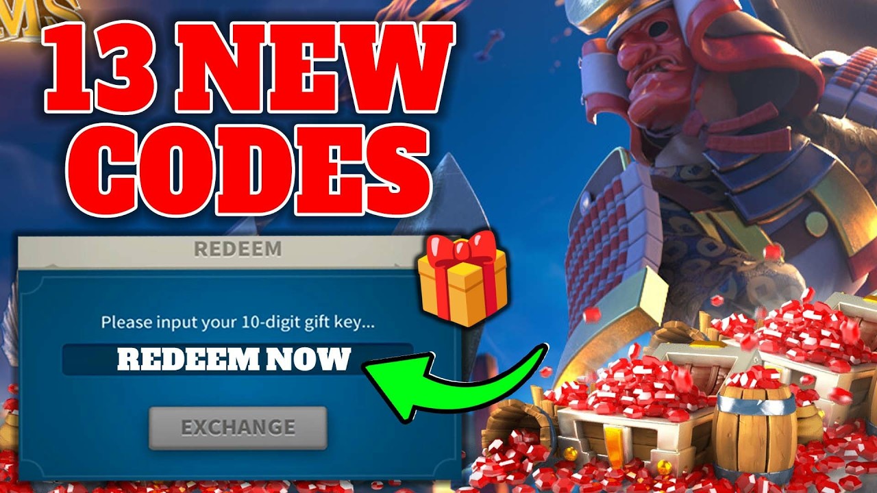 RISE OF KINGDOMS CODE 🎁 VALID REDEEM CODES RISE OF KINGDOMS