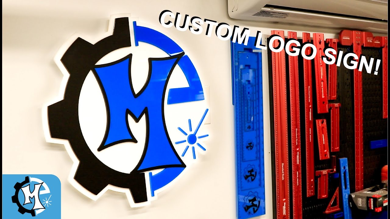 MAKING MY OWN CUSTOM LOGO SIGN