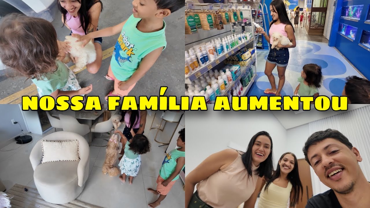 NOSSA FAMÍLIA AUMENTOU | FOMOS BUSCAR ELA | COMPRANDO TUDO QUE ELA VAI PRECISAR | A PRIMA DO CHEGOU 