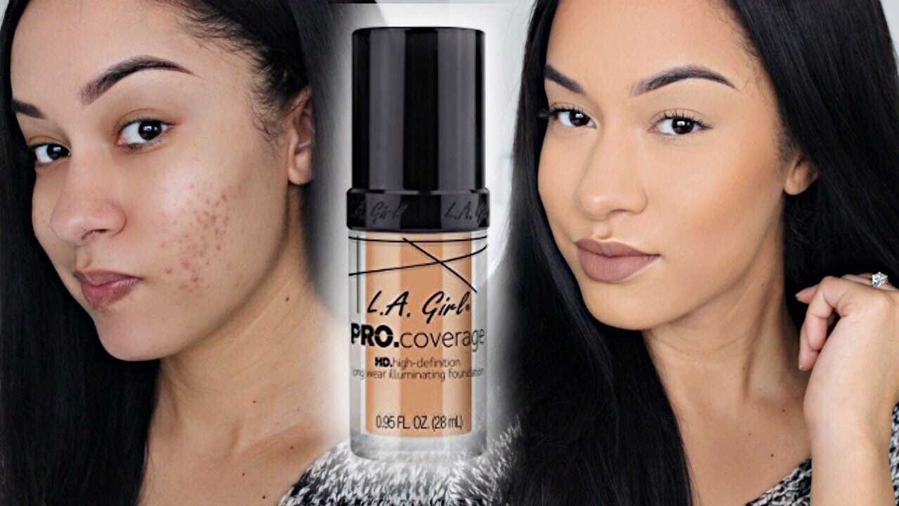 NEW LA Girl Pro Coverage Foundation First Impression + Demo