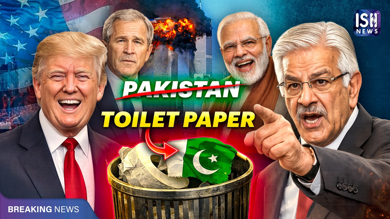 'US Used Pakistan Then Threw Away Like Toilet Paper': Khawaja Asif | ISH News