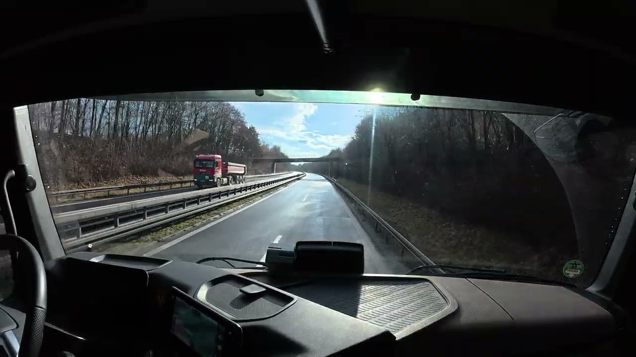 Din Aschaffenburg spre Miltenberg pe drumul national B469 dupa terminarea lucrarilor