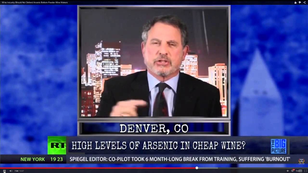 March 26, 2015 - The Big Picture: What's the significance of the arsenic that's been found in wine?