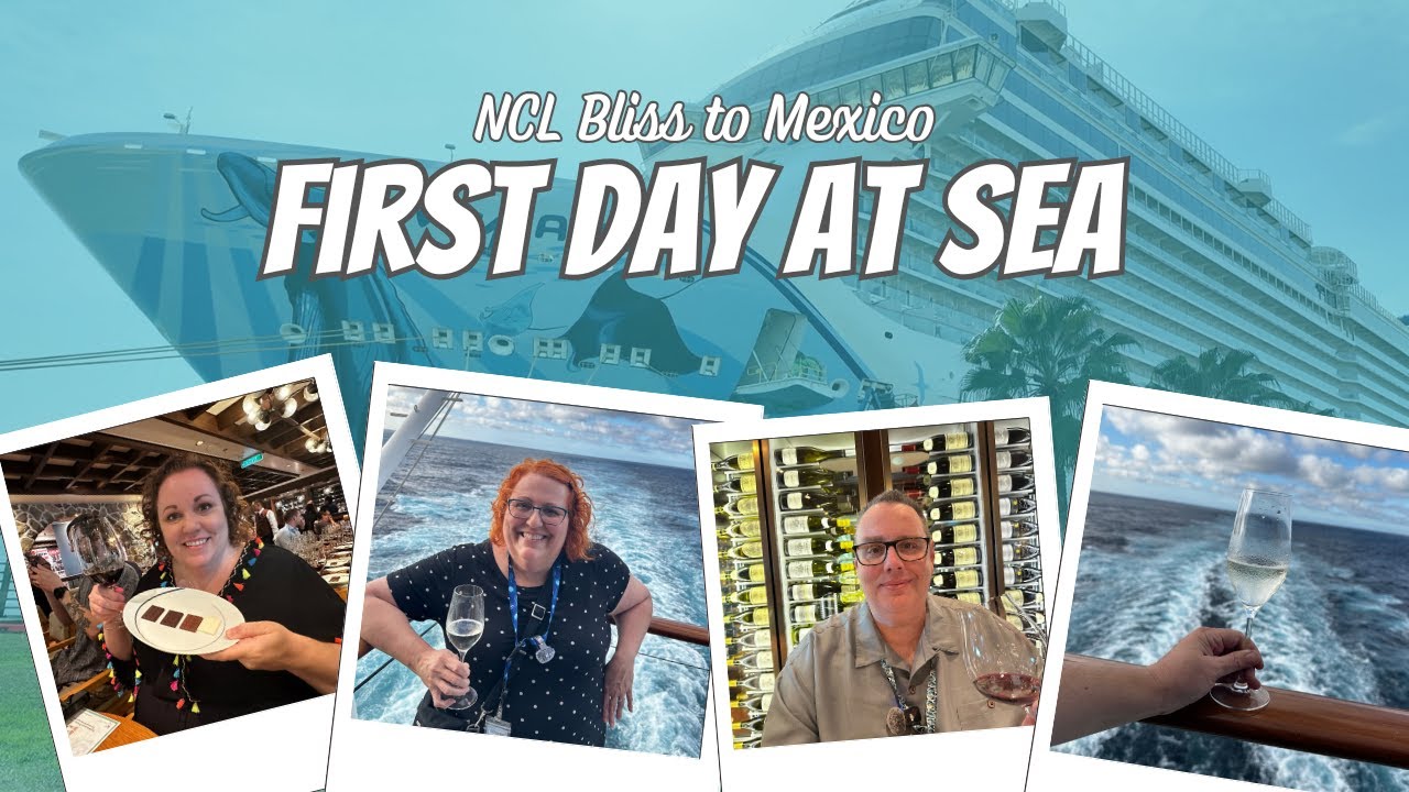Первый день в море на лайнере Norwegian Bliss 🚢 Вино, еда и основные моменты путешествия по кораблю