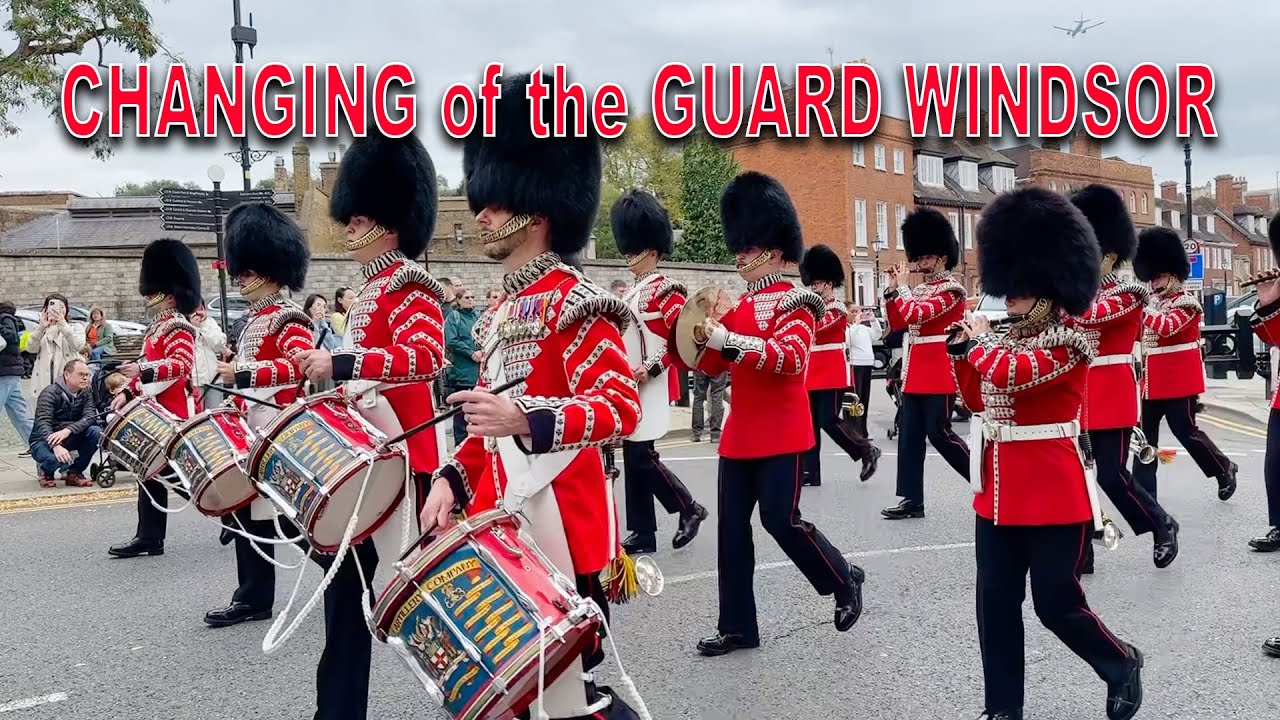 WINDSOR CASTLE GUARD Corps of Drums of the Honourable Artillery Company 4th Regiment Royal Artillery