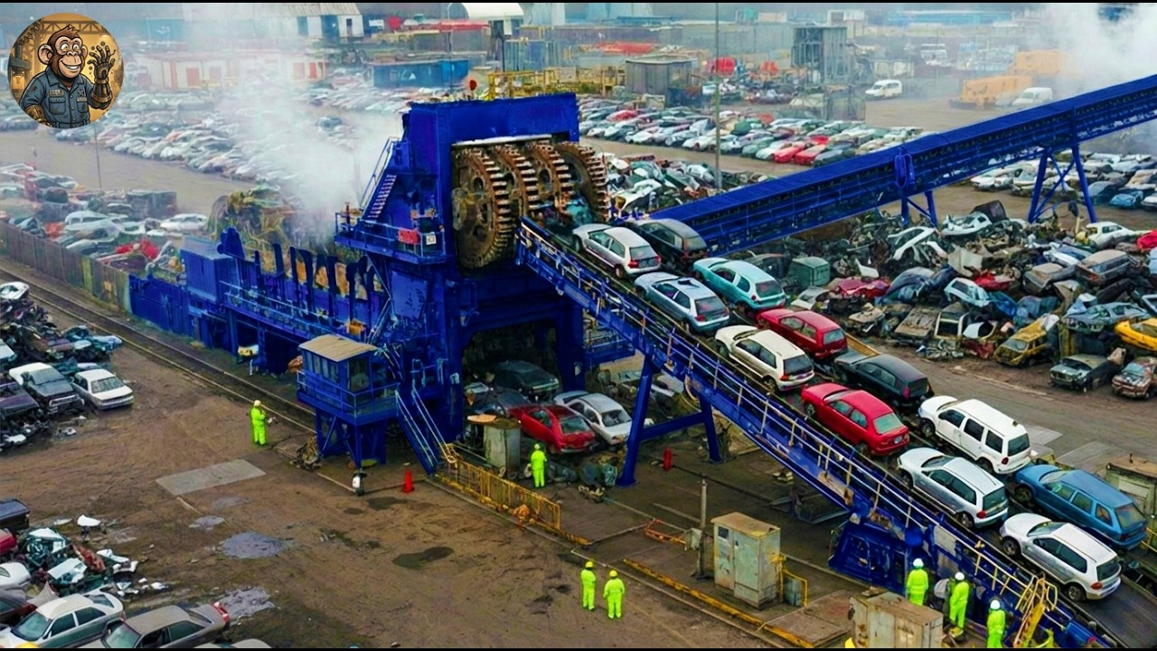 80 Most Dangerous Car Crushing & Shredding Machines That Obliterate Everything | Scrap Processing #1