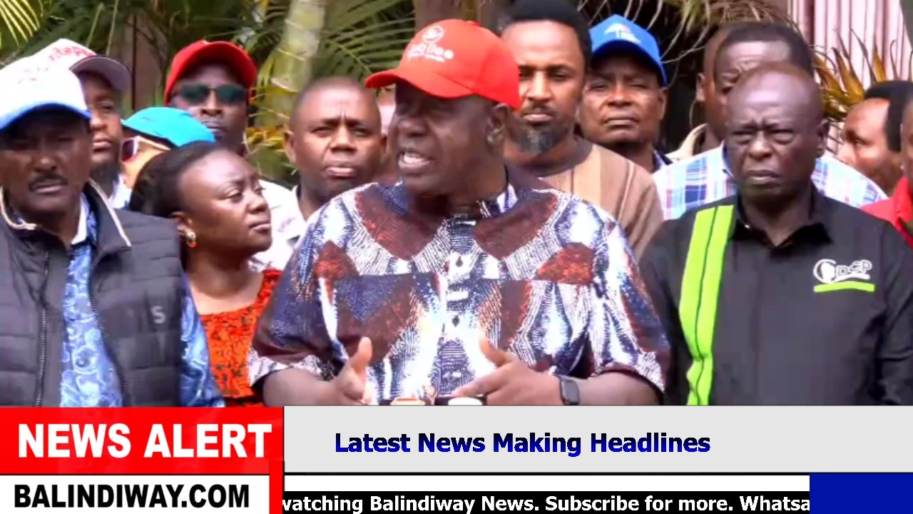 Гачагуа и другие лидеры объединенной оппозиции обращаются к нации прямо сейчас в Кисии!