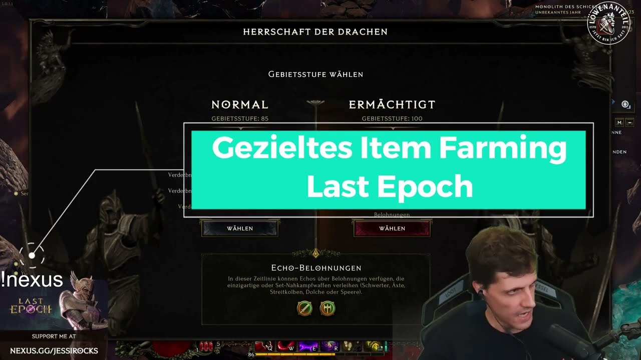 Last Epoch und das gezielte Farmen nach Items