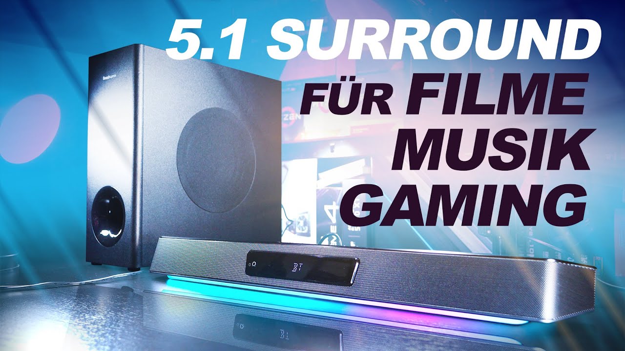 Das ULTIMATIVE 5.1 SOUNDBAR SETUP? -- Creative Sound Blaster Katana V2