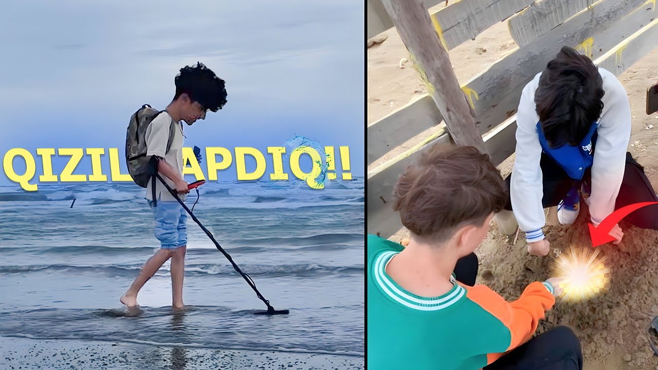 DƏNİZDƏ DEDEKTORLA QIZIL AXTARMAQ!! (QIZIL SAAT TAPDIQ)