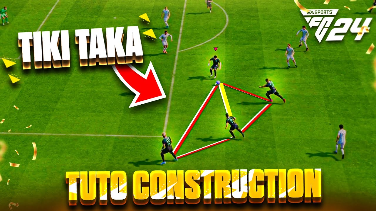 TUTO TIKI TAKA FC 24 - La Technique de Construction des PROS ✅