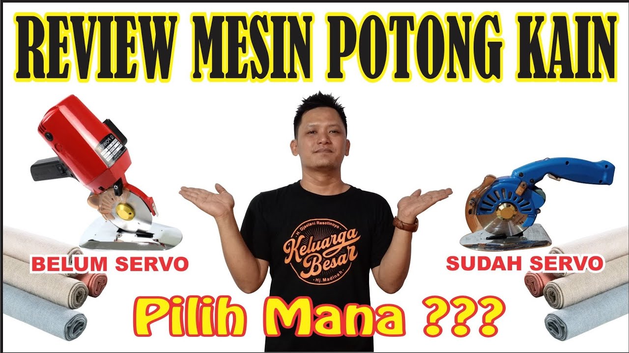 Review Mesin Potong Kain Kecil Servo @konveksii