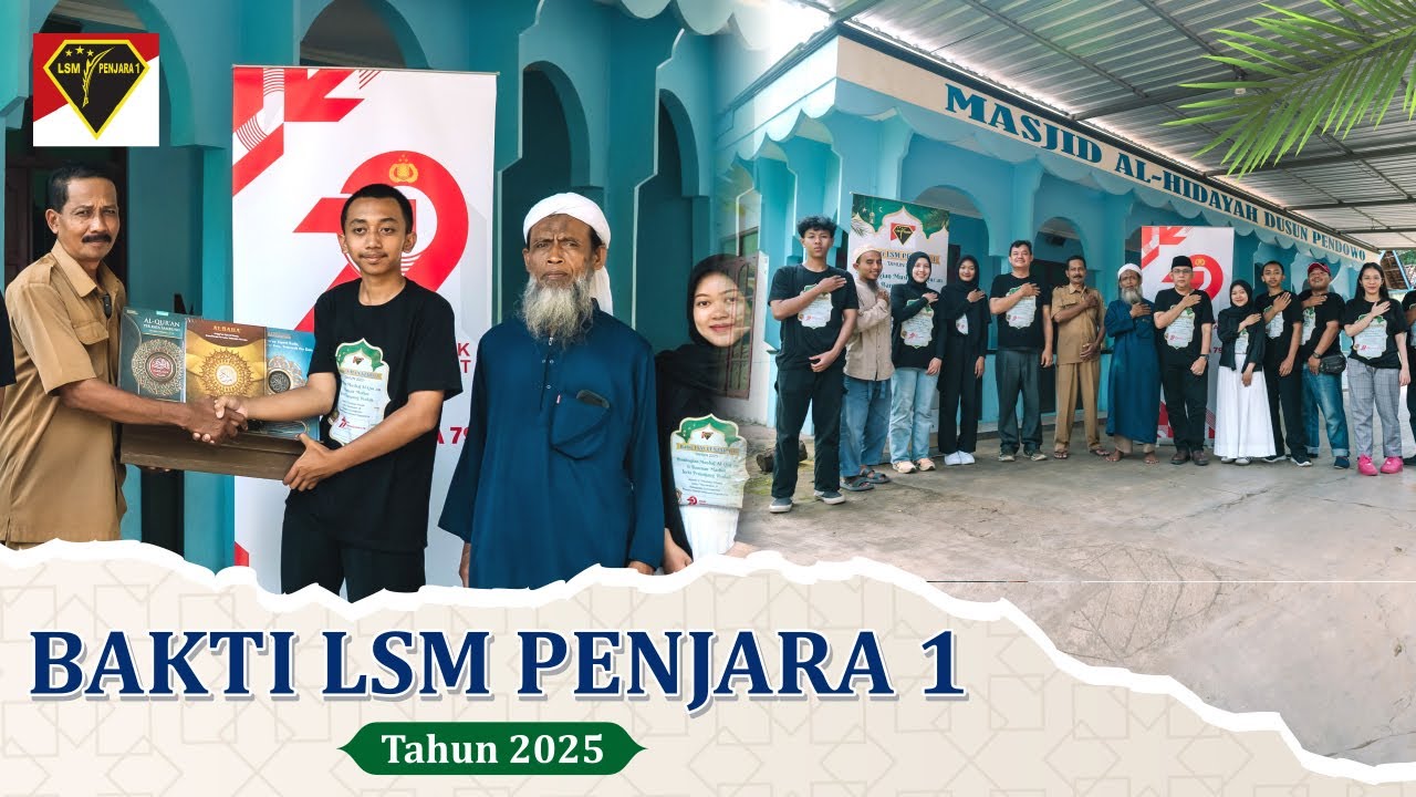 📍🕌 Masjid Al Hidayah, Titik ke-26 dari 27 | 🤝 LSM PENJARA 1 & POLRI di Hari Bhayangkara ke-79