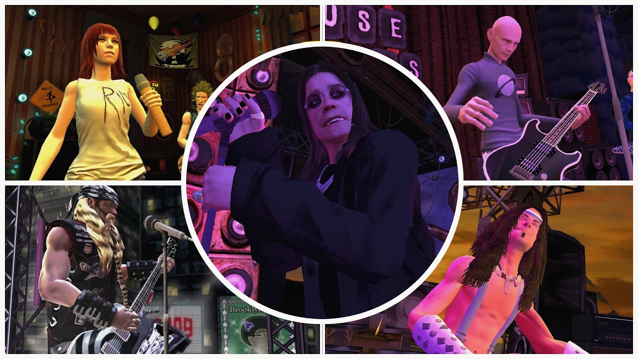 Guitar Hero World Tour - All Bosses