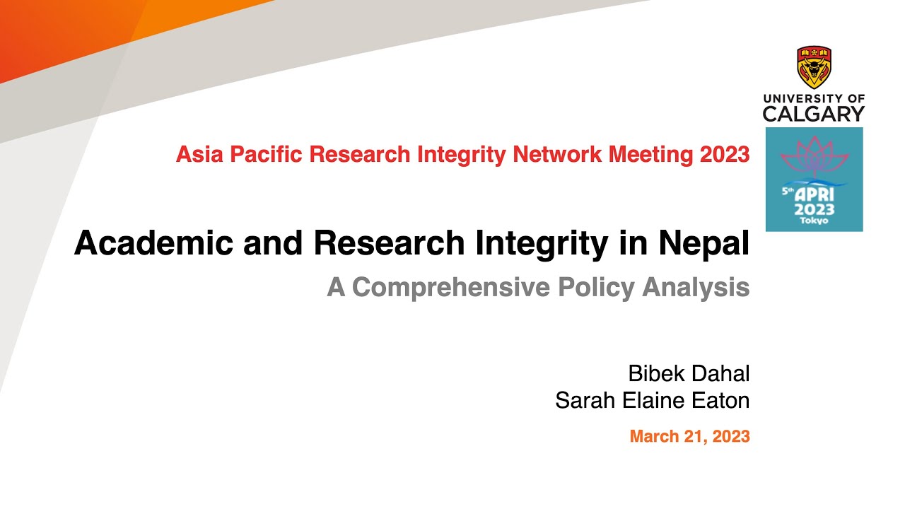 Academic and Research Integrity in Nepal: A Comprehensive Policy Analysis