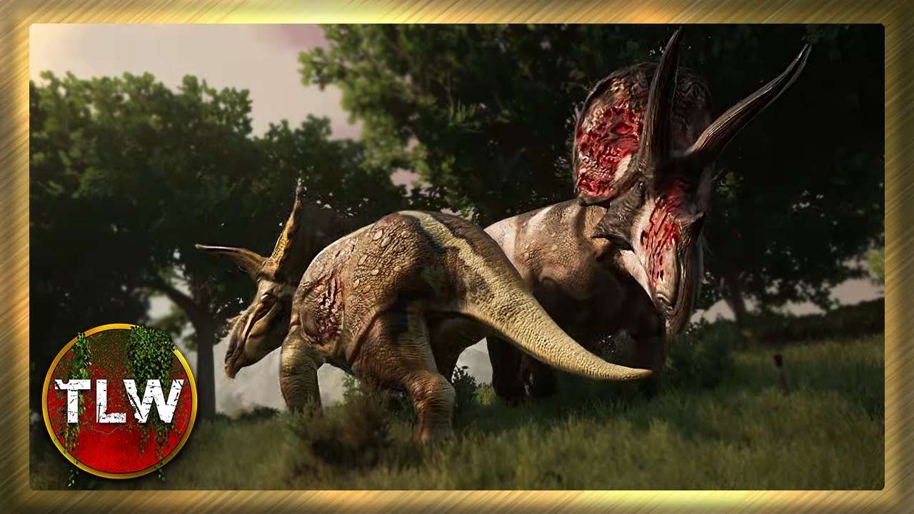 Three-Horned Faceoff - The Lost World Realism || Path of Titans