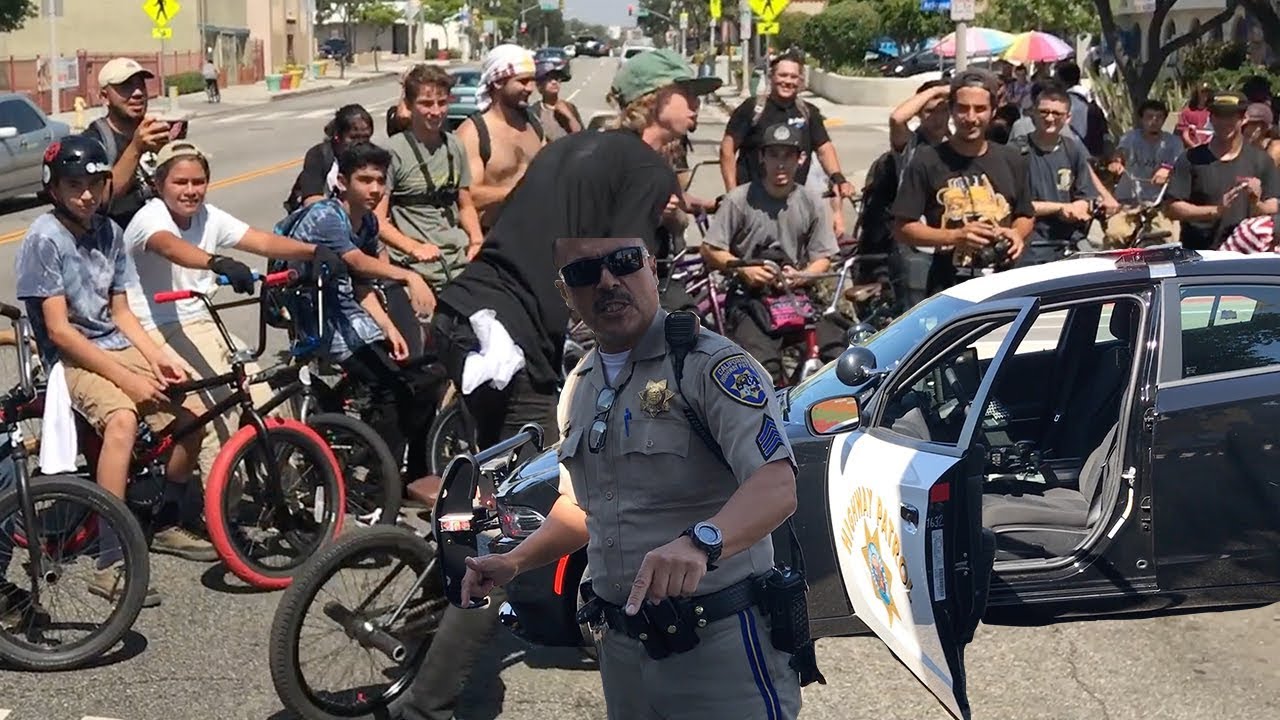 COPS VS LA BMX JAM!!