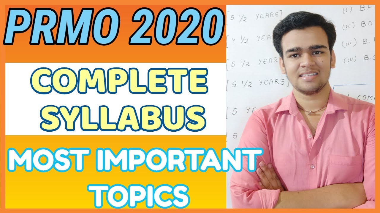 Pre-Regional Mathematics Olympiad | PRMO 2020 | Detail Syllabus and Important Topic | Best Strategy