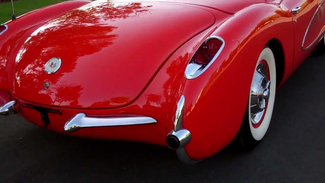 SOLD 1956 265 225 red red Corvette for 4 sale by Corvette Mike com