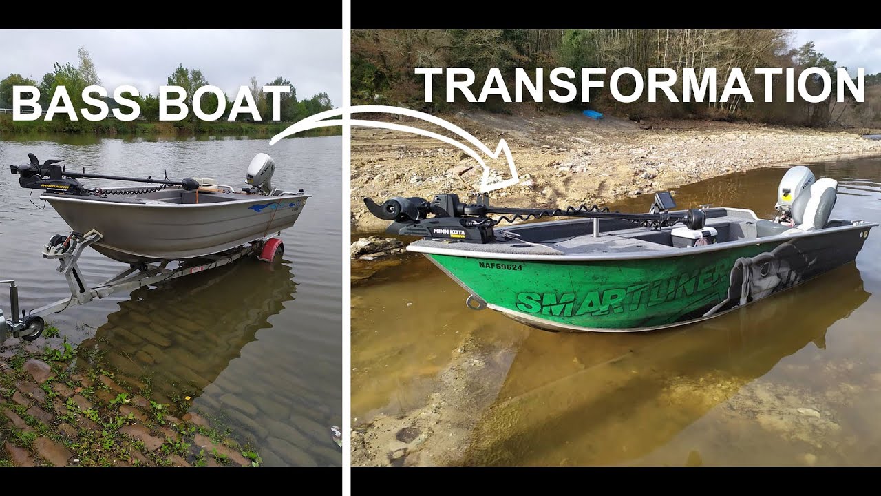 Présentation de ma BARQUE TRANSFORMEE en BASSBOAT