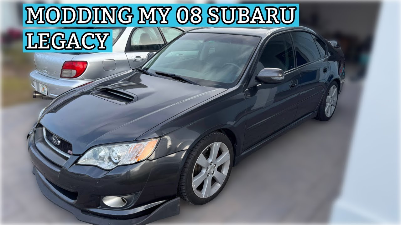 Модификация моей Subaru Legacy 2008 года выпуска.