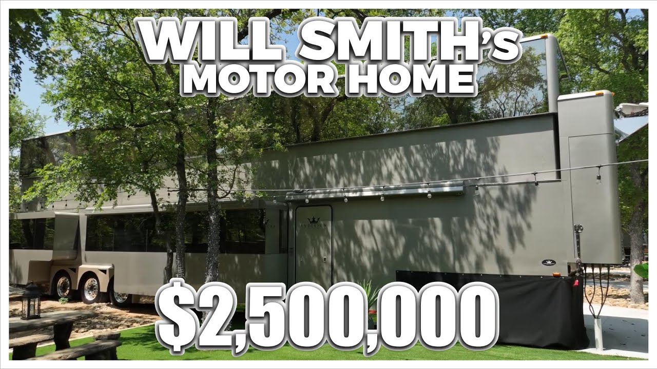Will Smith's $2,500,000 Two Floor Motor Home (Recreational Vehicle - RV)