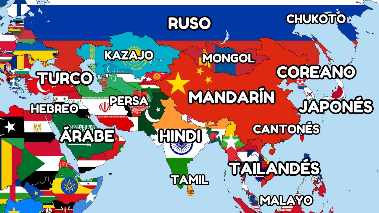 Todos los idiomas de Asia en 6 minutos