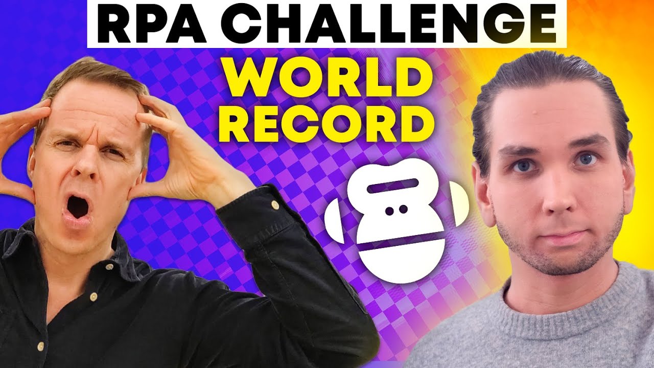 RPA Challenge in _ . __ seconds with Robocorp and Ossi (WORLD RECORD!!)