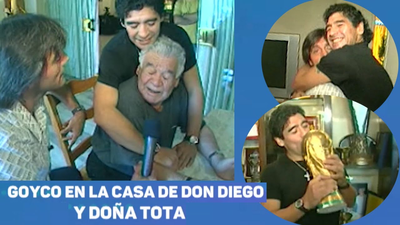Así vivía Diego Maradona en la casa de Don Diego y Doña Tota en 2005 - #RDM700Programas