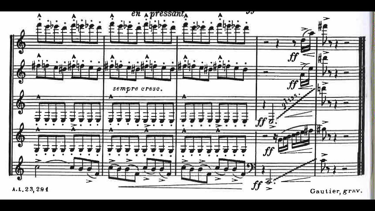 Henri Tomasi - Five Danses Profanes et Sacrees for Wind Quintet (1963) [Score-Video]